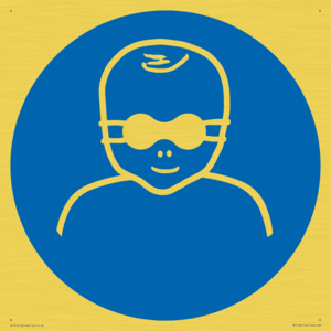 Mandatory: Protect infants eyes with opaque eye protection
